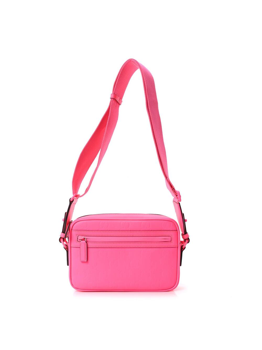Gucci Rubber Effect Gg Crossbody Bag #370743G99B